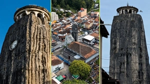 El templo que parece estar dentro de una piedra: esta es la curiosa iglesia de Antioquia que sorprende a viajeros