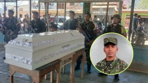 Entregaron a la Cruz Roja el cuerpo del soldado asesinado en medio de combates en El Tambo, Cauca
