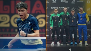 Entre los mejores del continente: Emanuel Otálvaro hizo historia en el Panamericano de Tenis de Mesa en Perú