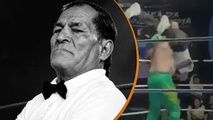 VIDEO | El momento exacto en que un luchador causa la muerte de un árbitro en México tras una maniobra prohibida