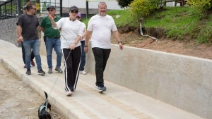 Tras esperar 15 años, vereda en Rionegro, por fin, estrena andenes