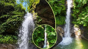 La cascada escondida del Oriente antioqueño que atrae a viajeros por sus aguas cristalinas