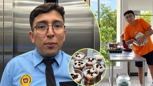“No me da pena mi trabajo”: el mensaje de un vigilante que conquistó las redes con su emprendimiento