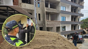 EN FOTOS | Estas son las diez construcciones ilegales selladas en Bello: había edificios casi terminados
