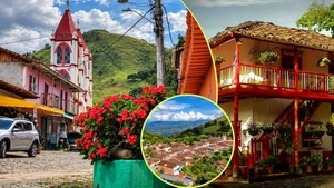A tres horas de Medellín está el ‘pesebre escondido de Antioquia’, un pueblo de balcones, flores y tradición