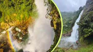 A hora y media de Medellín hay una cascada de casi 100 metros: así puede llegar a este paraíso natural