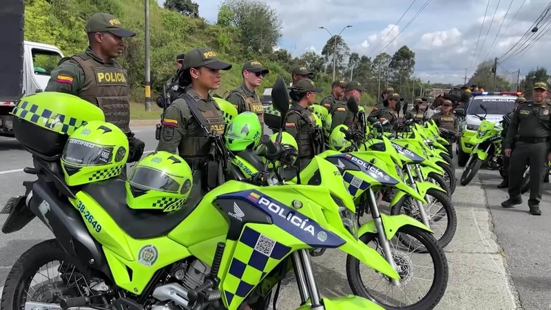 4.900 policías vigilarán el paro en Antioquia
