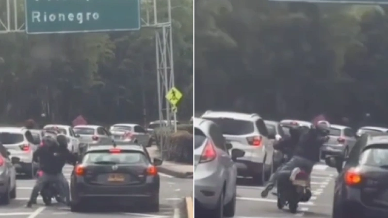 El hecho se registró el pasado lunes 1 de junio, pero solo hasta hoy se conocieron las imágenes. Foto y video: Denuncias Antioquia