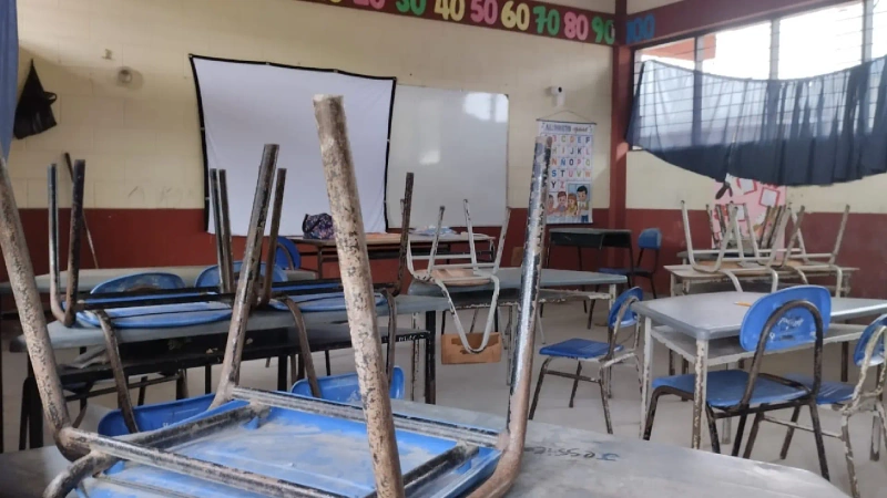 Imagen de una escuela veredal.