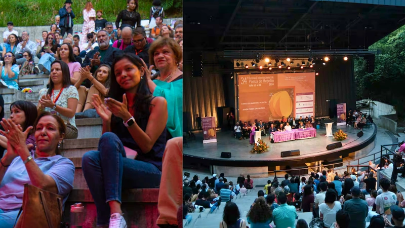 Fotos: @festivalpoesiamedellin