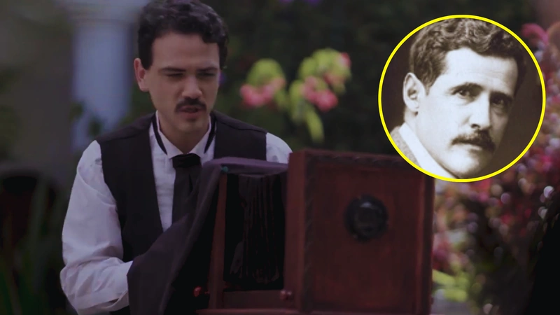 Melitón Rodríguez. Captura de pantalla del programa Más Allá del Tiempo y foto tomada de Geneanet.