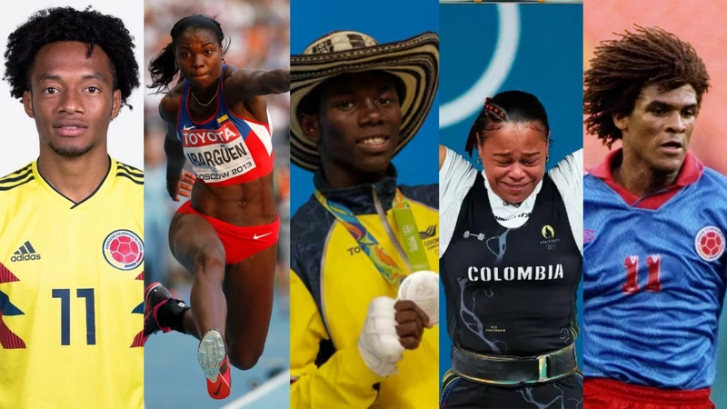 Imágenes de: @cuadrado, @tripleCIbarguen, Comité Olímpico Colombiano y goal.com