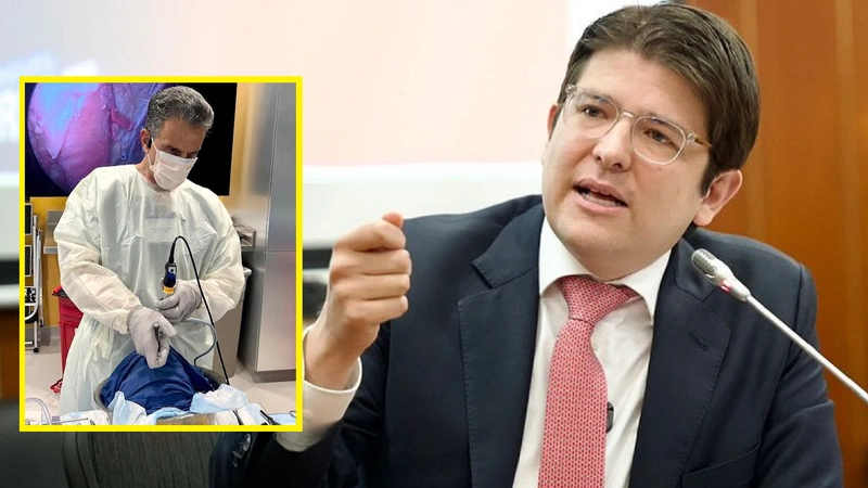Miguel Uribe salió bien del nuevo procedimiento jurídico. La familia le agradeció al doctor Fernando Hakim. Foto: Redes sociales