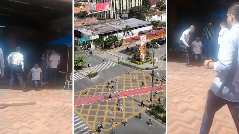 Las directivas de la Universidad Salazar y Herrera rechazaron los actos vandálicos dentro del campus. Foto y video: Denuncias Antioquia
