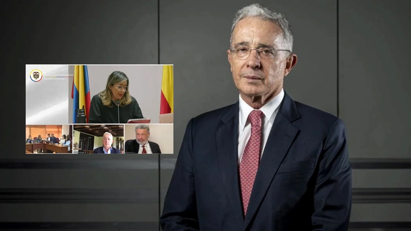 Esta fue la condena en años y multa que la Fiscalía solicitó contra Álvaro Uribe Vélez hallado culpable en dos delitos. Foto: IGNACIO GIL/ABC