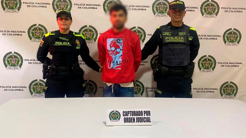 Capturan a hombre en Medellín, quien habría asesinado a cuatro personas. Foto: cortesía.