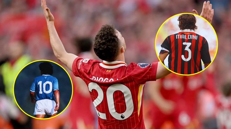Te contamos algunas camisetas de fútbol que han sido retiradas para homenajear a sus leyendas. Fotografías tomadas de Sport Star Magazine, Agencia de Periodismo Investigativo y redes sociales.