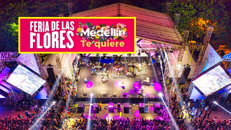 Conozca quienes son los artistas que estarán en el concierto inaugural de la Feria de las Flores. Imagen: Alcaldía de Medellín.