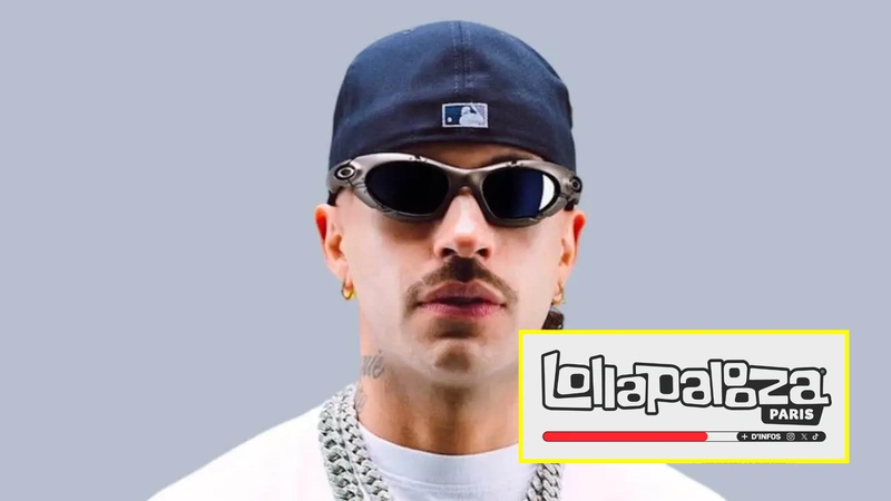 Feid entró a la lista de artistas latinos en encabezar un lollapalooza de París. Fotografía de Plus.Cusica.com y Project X Paris.
