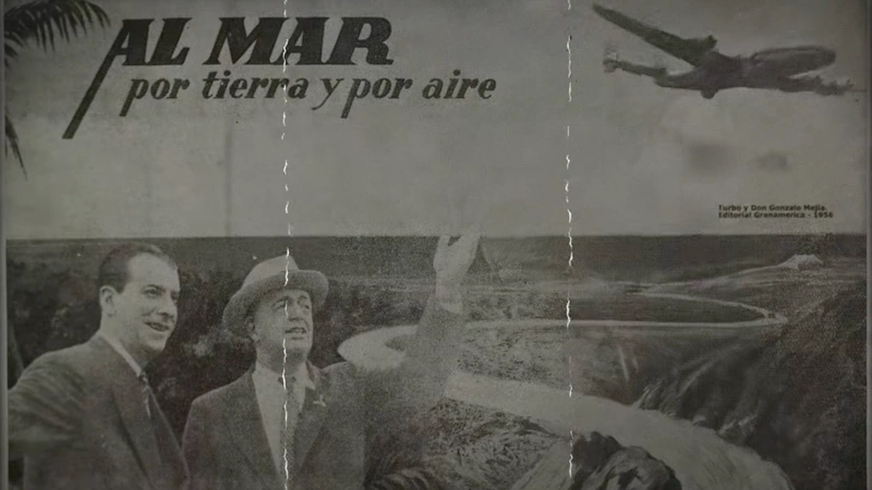 Gonzalo Mejía fue pionero en grandes hazañas como terminar de conectar a Medellín con el mar. Imagen tomada del programa "Más allá del tiempo" de Teleantioquia