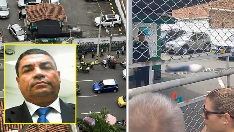 El ganadero Juan José Marín Saldarriaga fue asesinado dentro de un parqueadero que está a menos de 100 ,metros del Palacio de Justicia de Medellín. Foto: Denuncias Antioquia y Archivo