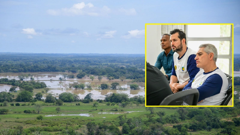 Las inundaciones de los últimos días han dejado casi 3.000 afectados en el municipio de El Bagre. Foto: Cortesía