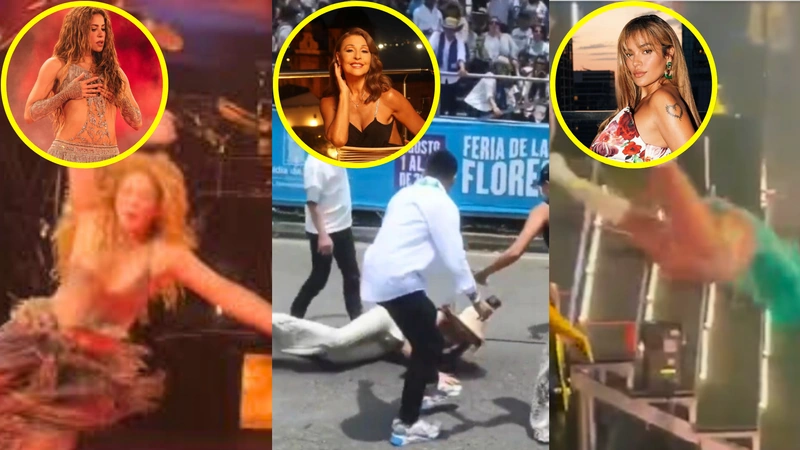 En la era digital, las caídas de famosos suelen convertirse en memes o bromas, pero es importante recordar que estos momentos son experiencias humanas que pueden ocurrirle a cualquiera. Fotos: Redes Sociales