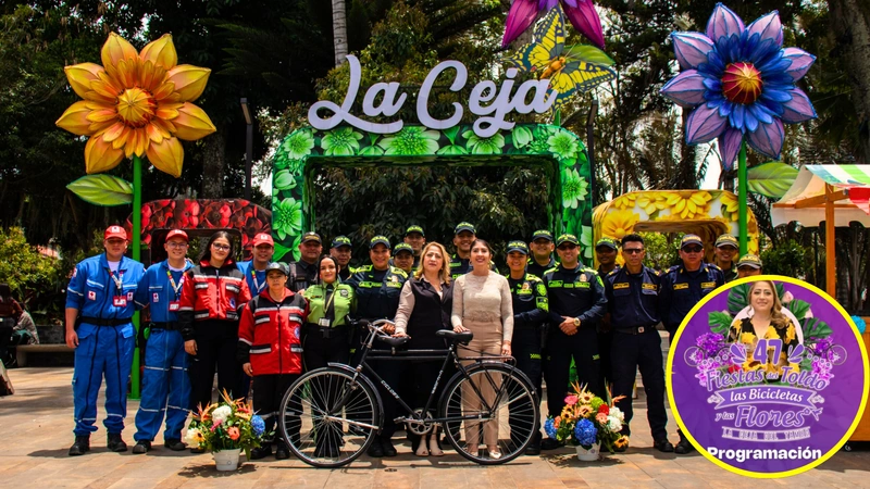 Conoce la programación de las Fiestas del Toldo, las Bicicletas y las Flores. Fotografías: Alcaldía de La Ceja.