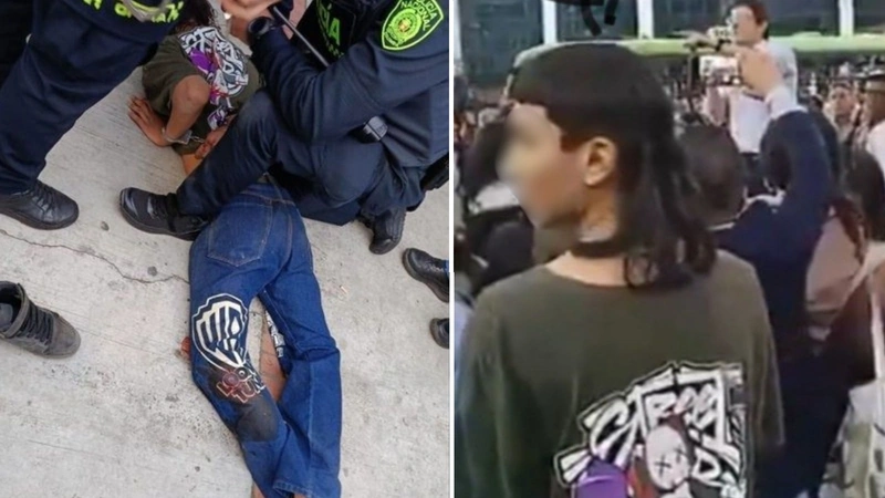 Menor asesino de Miguel Uribe: imágenes del momento del ataque y de la aprehensión del sicario.