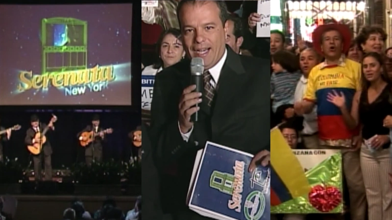 El primer programa de Serenata se emitió en el año 1996. Fotos: archivo de Teleantioquia