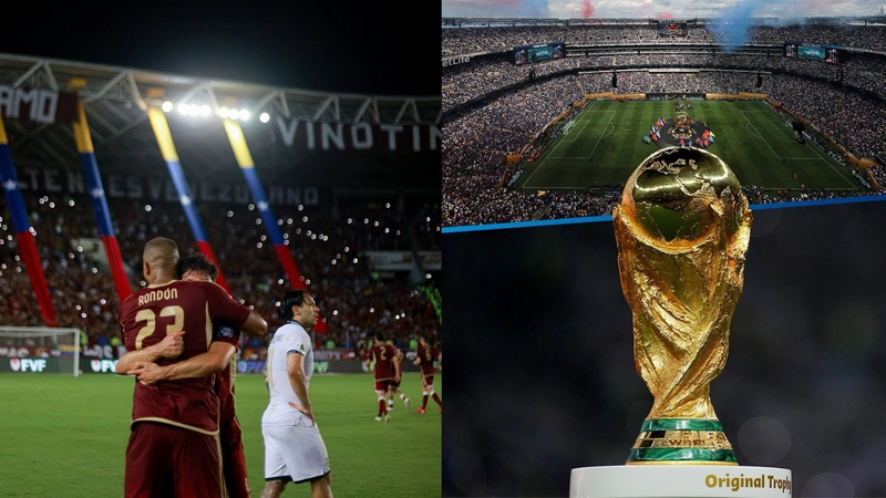 Imágenes de FIFA y La Vinotinto.