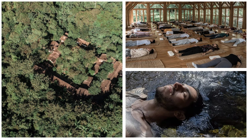 La Fundación Atman Yoga nació hace más de 12 años, iniciando con clases gratuitas en el Jardín Botánico de Medellín. Hoy opera no solo el Ashram en San Rafael, sino también centros en Medellín, orientados a difundir el yoga clásico como herramienta de paz. Foto: vanadurga