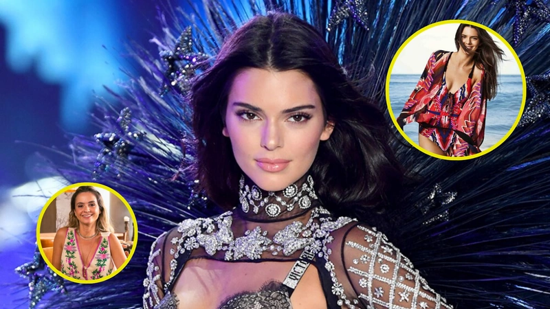 En 2017, Kendall Jenner fue declarada por Forbes como la modelo mejor pagada del mundo, superando a Gisele Bündchen tras 14 años de dominio en el ranking. Fotos: revista Caras México I Agua Bnedita