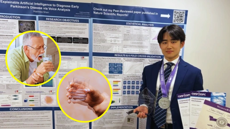 Este joven desarrolló un sistema para diagnosticar Parkinson en fases tempranas. Foto: Toronto Sun.