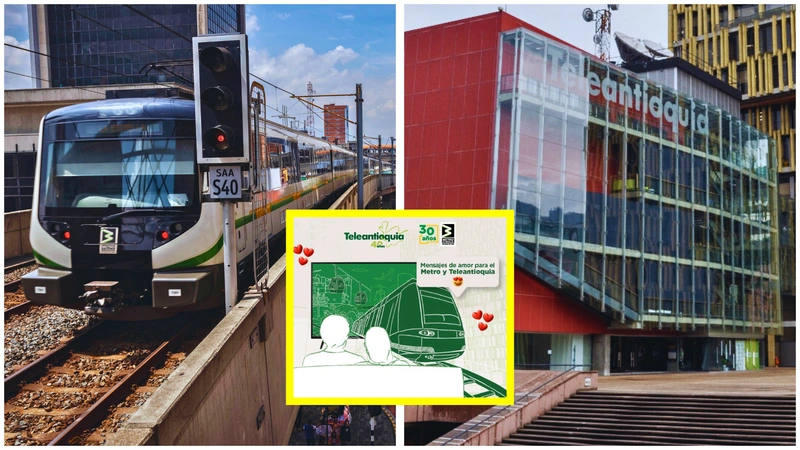 Con esta campaña, el Metro de Medellín y Teleantioquia buscan que cada persona se convierta en protagonista de la celebración. Fotos: Metro de Medellín - Teleantioquia
