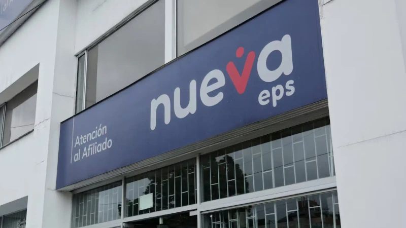 La imagen de archivo corresponde a una fachada de la Nueva EPS en Medellín