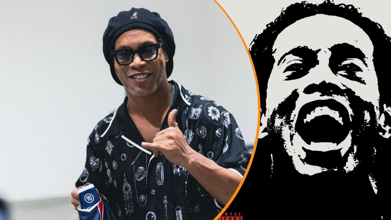 A sus 45 años, Ronaldinho mostró una faceta que muchos de sus fans no conocían: su pasión por la música. Imágenes de @10Ronaldinho.