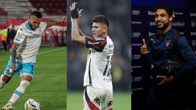 Flamengo vs Racing y Liga de Quito vs Palmeiras; los prometedores duelos de las semifinales de la Copa Libertadores. Imágenes de @RacingClub, @Flamengo y @LDU_Oficial.