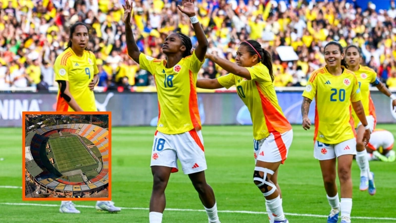 La selección Colombia debutará ante Perú en la Liga de Naciones Femenina. Este compromiso será el viernes 24 de octubre en el Estadio Atanasio Girardot. Tomado de fcf.com.co.