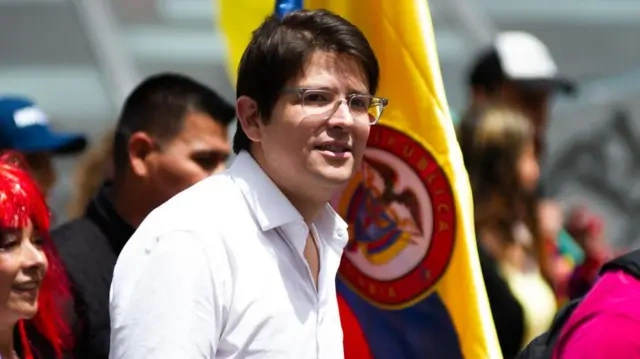 Senador y precandidato presidencial, Miguel Uribe Turbay. Foto internet.