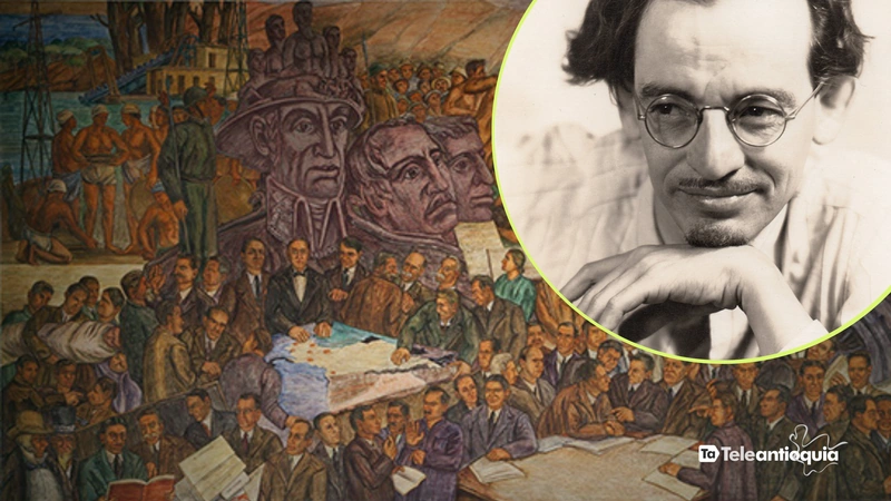 El programa Más allá del tiempo de Teleantioquia le rindió homenaje a Pedro nel Gómez. Fotos: revistaexclama.com