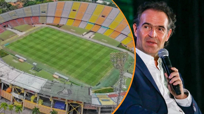 El histórico estadio Atanasio Girardot, con más de siete décadas de historia, se alista para una gran transformación, según el alcalde de Medellín, Federico Gutiérrez. Tomado de propiedades.co y @FicoGutierrez.