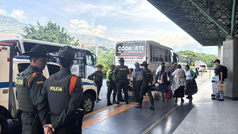 775.800 personas se movilizaron por las terminales de Medellín en la semana de receso escolar.