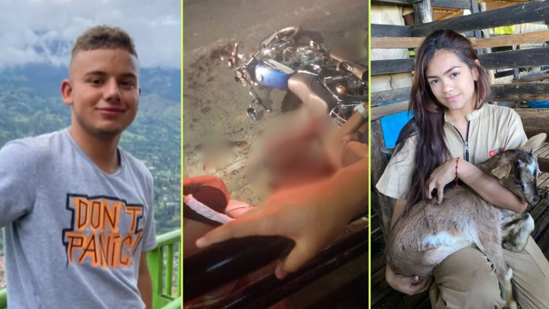 Luis Miguel Zapata apareció muerto luego de que le habría quitado la vida a Yuri Alejandra Pineda, de 19 años. Fotos: Denuncias Antioquia y Cortesía