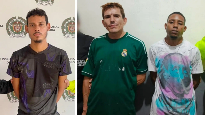 Asesinato periodista María Victoria Correa: estos son los 3 sicarios.