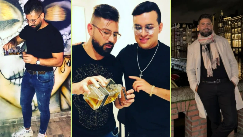 Este es un collage con varias fotos tomadas de las redes sociales del empresario, Andrés Gómez Mejía.
