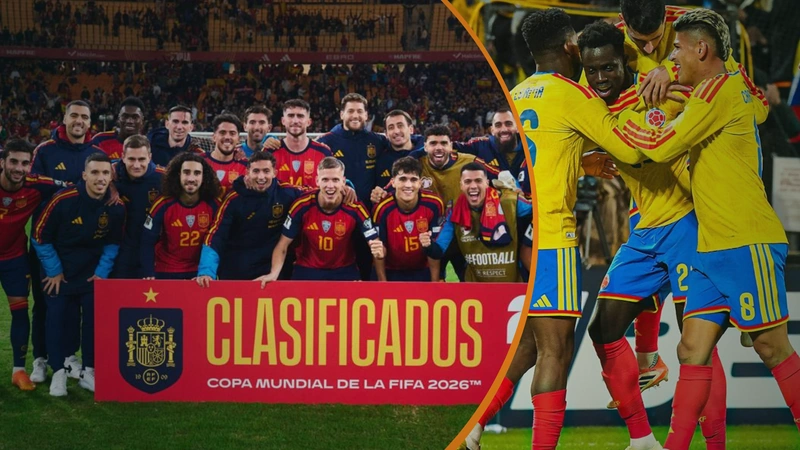 Las cabezas de serie del Mundial están a la espera de conocer sus grupos, el sorteo se realizará el 5 de diciembre. Tomado de @SEFutbol y @FCFSeleccionCol.