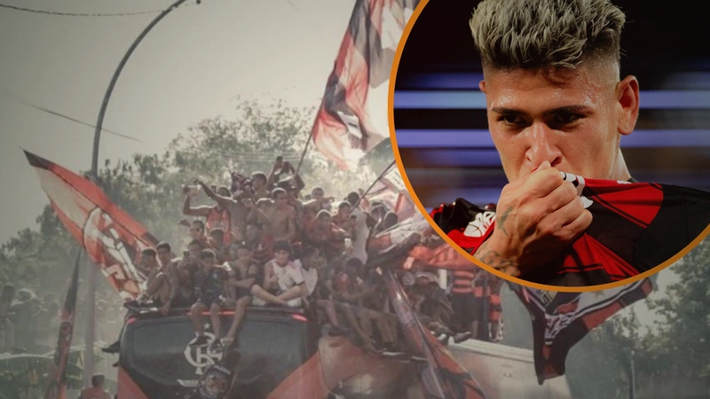 Entre tantas figuras de talla mundial que tiene el Flamengo, el colombiano Jorge Carrascal fue clave para la consecución del campeonato en la Copa Libertadores. Tomado de @Flamengo.