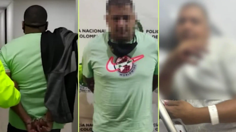 Este collage muestra dos momentos distintos de alias Piña, asesinado en las últimas horas.