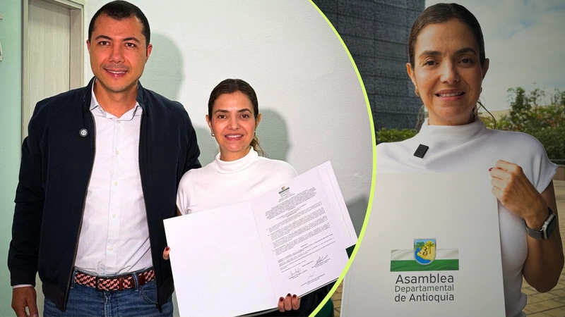 Este fue el reconocimiento que le hizo la Asamblea Departamental de Antioquia al canal regional Teleantioquia. Imágenes propias.